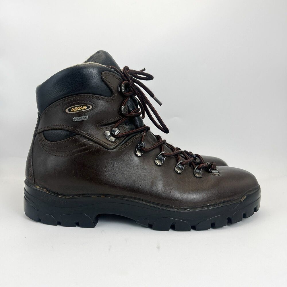 ASOLO TPS 520 GV Evo Boots Mens Sz 12 Waterproof Gore-Tex Leather Hiking Brown